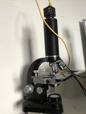 Leitz Dunkelfeld Mikroskop Mit Kamera Und 5x 10x 45x 100x Objektive (DF Auf Alle