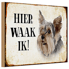 Holzschild Spruch 30x20cm