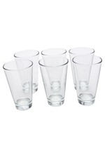 LEONARDO Trinkgläser Set 6x Glas Transparent Basic Wasser Saft Gläser