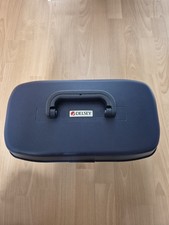 DELSEY Schminkkoffer-Kosmetikkoffer, Paris, made in France, blau, Zahlenschloss