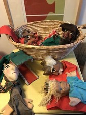 Antike 7 Stk Kasperle Theater