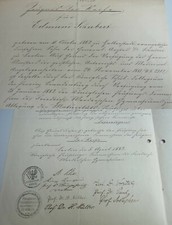 Abitur-Zeugnis Friedrichswerdersches Gymnasium BERLIN 1882, Schubert,SIGNATUREN