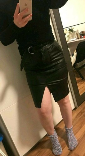 Lederrock von bershka - lederrock,