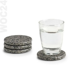 4er SET GRANIT Marmor Stein