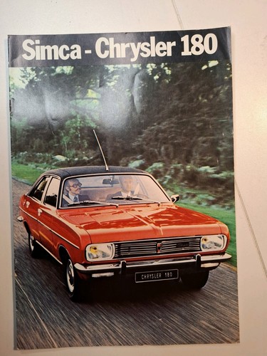 Prospekt brochure simca - brochure,