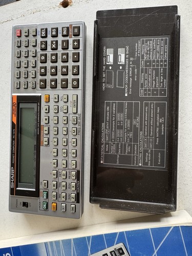 Sharp taschencomputer 1475 - sharp,