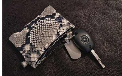 Leder schlüsseltasche - leder,