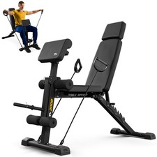 Hantelbank klappbar Trainingsbank Flachbank & Schrägbank TX-300B TREX SPORT