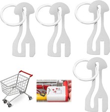 4 Stück Einkaufswagenlöser