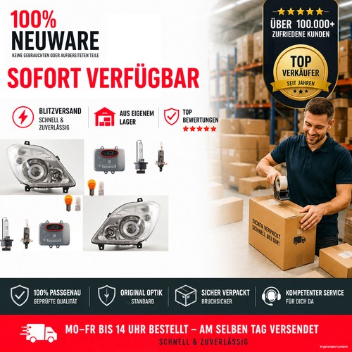 Scheinwerfer set xenon - xenon, passend