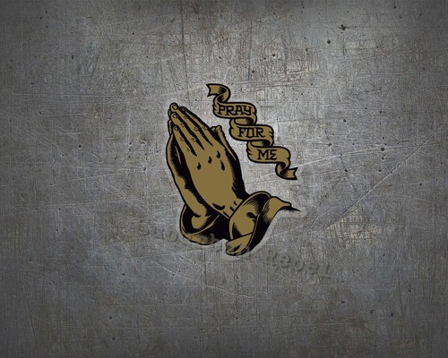 Praying hands aufkleber gok - praying,