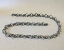 Vintage Bilderkette Aufhänger / Toilettenspülkette 22 cm geborgen aufgearbeitet