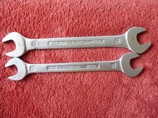 2 Stück DOWIDAT No.6 Gabelschlüssel, Doppel- Maulschlüssel 14/15 & 16/17 mm