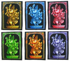 GANESH Wandbehang Batiktuch