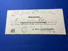 Postanweisung K. Württ