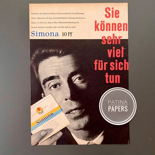 1962 simona filter cigarette - 1962,