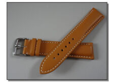 RIOS1931 GERMANY XL Kalbsleder Uhrband Uhrenarmband Lederband 22 mm honig-braun