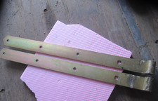 Ladenband 600 x 45 x 5 mm Ø 16 mm  galv.-verz. - Gehänge Torband Torbeschlag