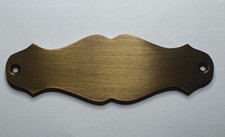 Messingschild Diverse oval rund mit Gravur