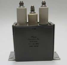 2x 0,25µF  7,5KVDC