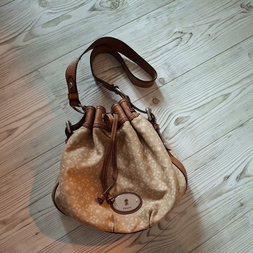 Fossil maddox canvas - canvas, leder