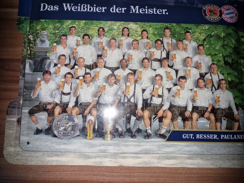 Werbe blechschild bayern - blechschild, fc