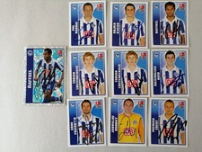 Hertha BSC, 10 Sticker, orig. sign., 09/10, Konvolut, sehr gut
