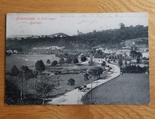Alte Foto-AK Orlamünde Thüringen Saaletal 1912 Brücke Pferdekutsche