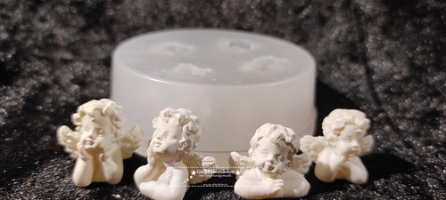 Silikonform mini engel - silikonform,