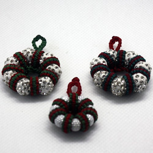 Adventskranz micro makramee - micro,