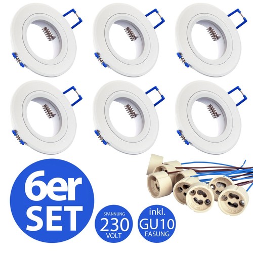 Gu10 einbaustrahler set - einbaustrahler,