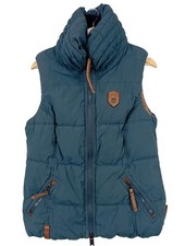 NAKETANO Steppweste Damen Weste Gr. DE 38 grün Casual-Look