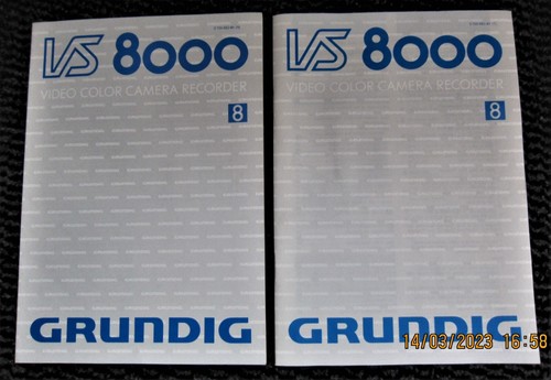 Grundig video kamera 8000 - 8000, /