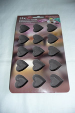 Silikon-Schokoladen-/Pralinenform mit 15 Mulden - "Herzform" - Neu und OVP!