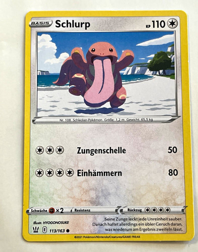 Pokémon tcg schlurp - pokémon, 113/163