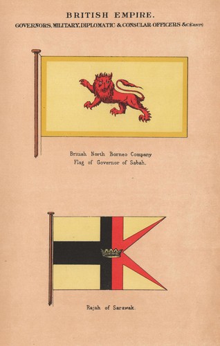 Borneo flaggen british - borneo, north