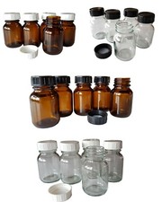 Weithalsflasche 50ml Braunglas