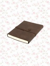 Amalfi Medium Leather Journal Echt Leder Notizbuch Braun Brown Elegant Handmade