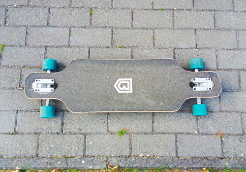 Longboard modell schwarz mit - modell, q