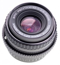 Pentax M 28 mm f 2,8 SMC Pentax K / SN: 7294767 / Getestet / Top Prime Lens 1234