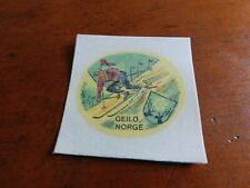 Aufkleber Wasserschiebebild "Geilo Norw," Oldtimer Motorrad Motorroller PKW 