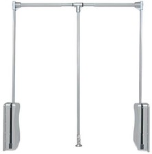 Kleiderlift silber Garderobenlift 550-1150 mm Liftbeschlag für Schränke 20 kg