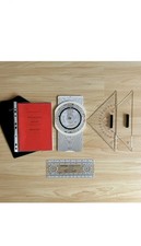 Pooleys Aviat 617, Navigationsrechner, Air Navigation Computer + Zubehör