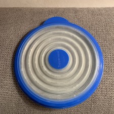 Tupperware Ersatzdeckel Bungee blau-klar ca 18 cm Nr 5376