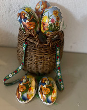 Ostern osterhasen huckelkorb - osterhasen,