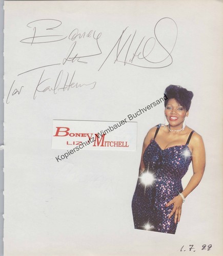 Original autogramm liz - original,