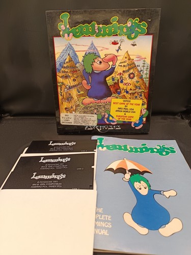 Lemmings ibm diskette - lemmings,