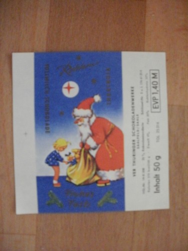 Ddr schokoladenpapier - ddr,
