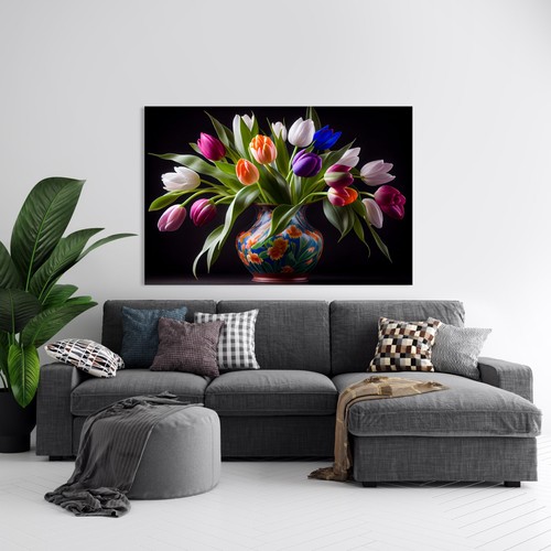 Tulpenvase blumen luxus - ✅,