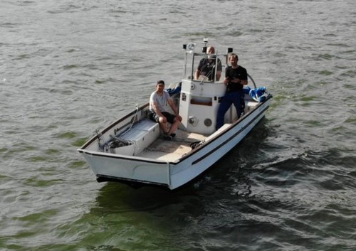 Arbeitsboot wallerboot mit - arbeitsboot,